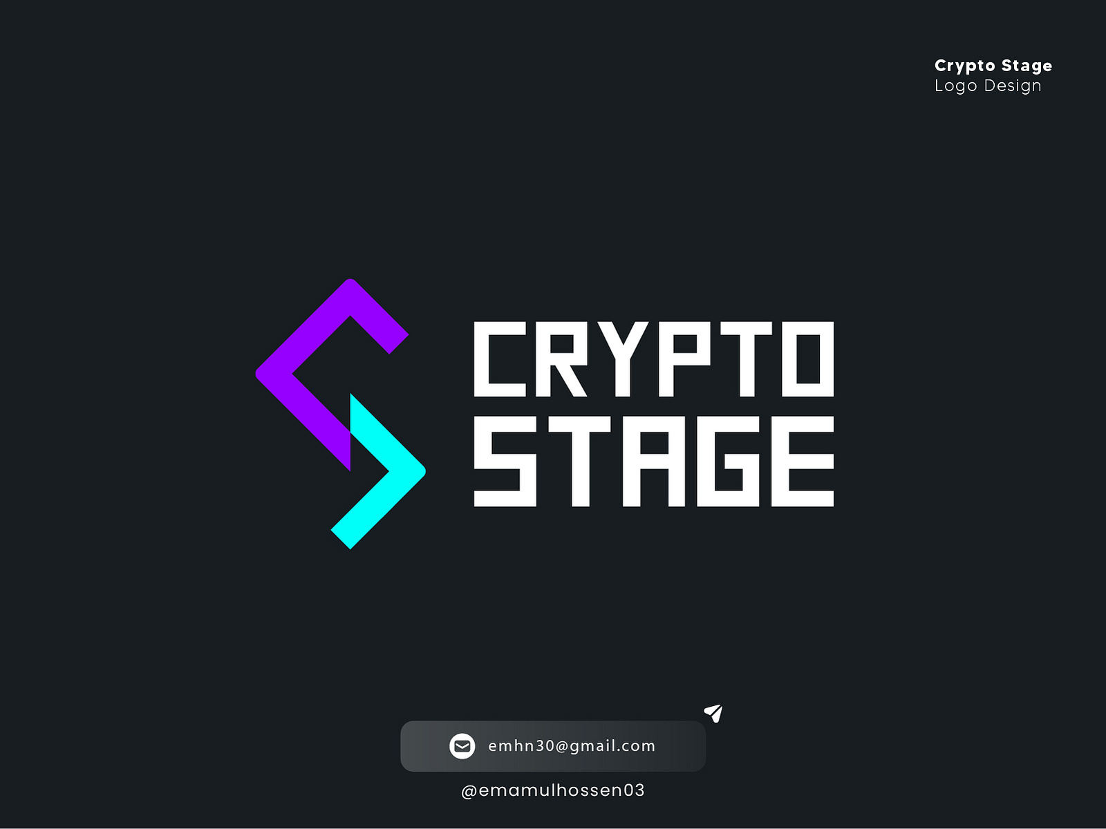 Crypto Stage | Cryptocurrency Logo design by Emamul Hossen on Dribbble