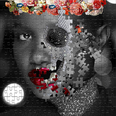 Puzzling Puzzle collage design designer digitalartist digitalcollage fashion photomanupulation