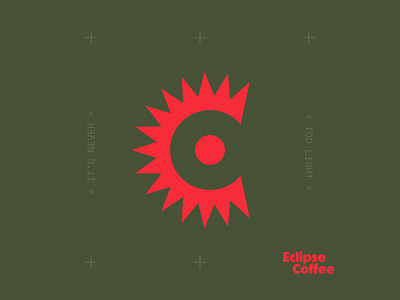 Eclipse Coffee - Logo ben stafford branding coffee design eclipse geometric logo mark solar space sun vector