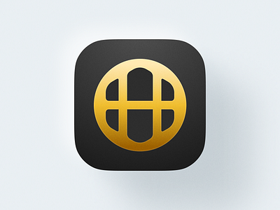 Golden H! brand branding coin crypto design dolden figma gold h icon illustration ios letter logo macos mobile monogram saas type typography