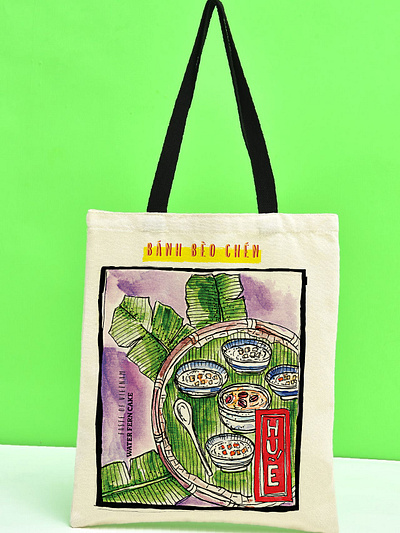 MY SKETCH FOR TOLE BAG PRINT branding da nang design graphic design illustration kiến truc vector vietnamfood
