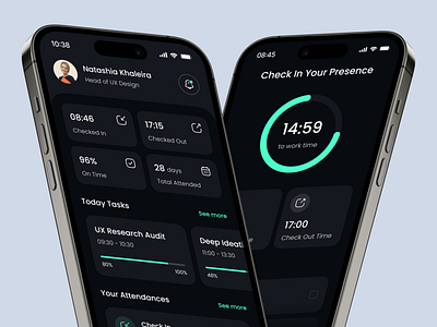 Findez - Digital Attendance App app attendance employee hr hrms human management human resource ios iphne iphone 14 mobile mobile app product design schedule school task management team management ui ui design user interface