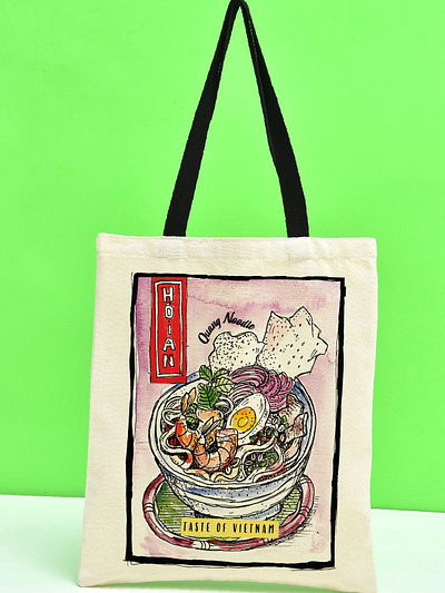 MY SKETCH FOR TOLE BAG da nang design graphic design illustration kiến truc vietnam vietnamfood