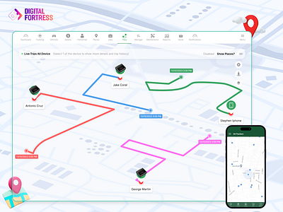 People Point - Mobile application for GPS tracker app detail branding dashboard digitalfortress gps gps tracker map mobileapplication motion motion app pet tracker solution tracker tracking devices ui ux