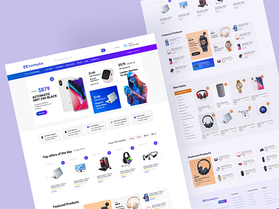 eCommerce Landing Page branding catalog company e commerce earthycolor ecommerce graphic design mrinmoy onlineshop shopify ui ux website