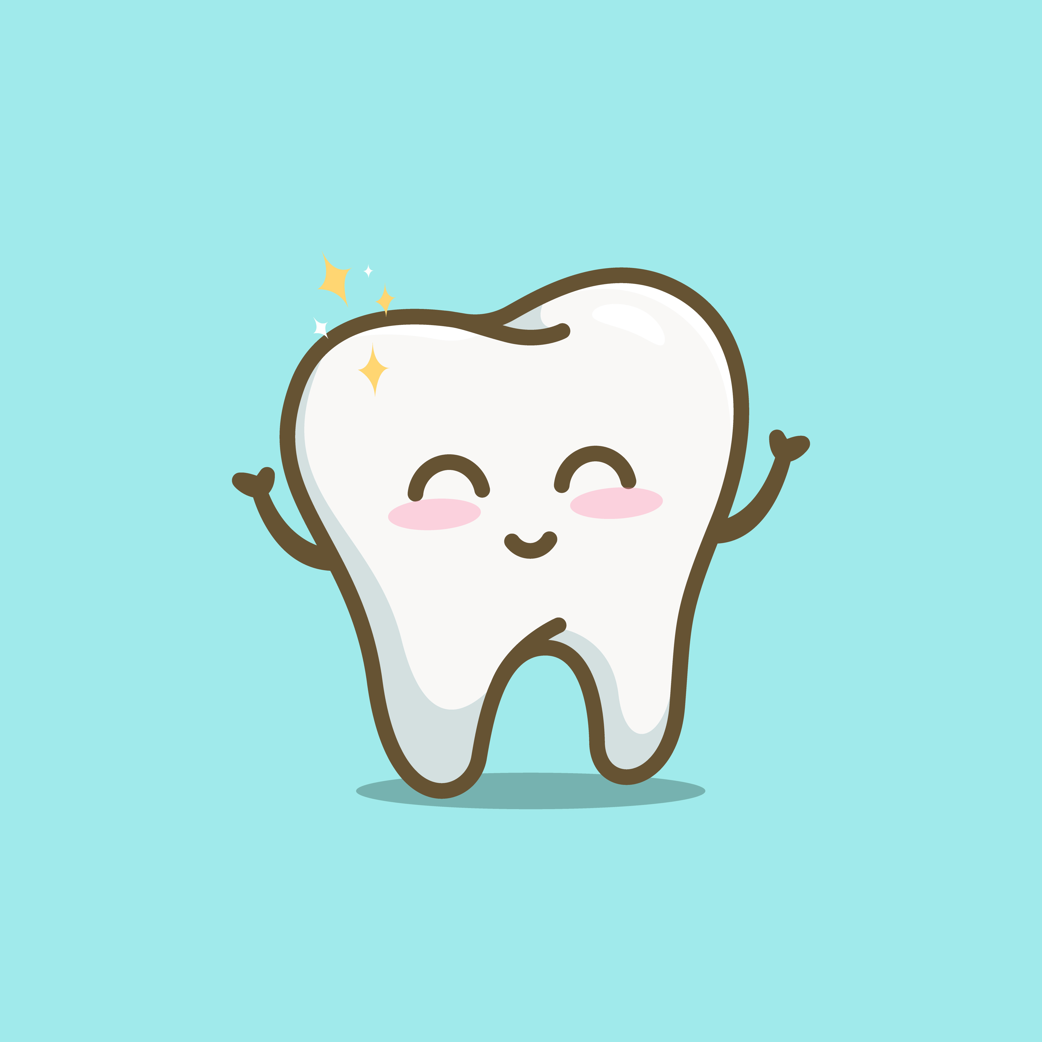 Cute tooth cartoon collections 🦷🦷 by Satisfactoons on Dribbble