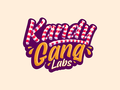 Kandy Gang Labs candy design dribbble graffiti illustration letter lettering logo street vector vector art