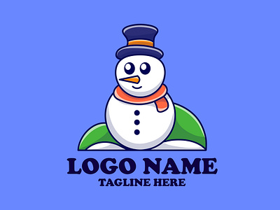 Snowman logocompany snowdoll snowman