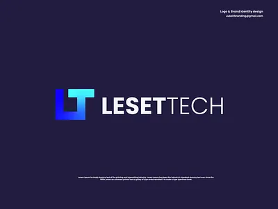 L T letter Tech logo abstract logo app icon awesome logo branding branding identity design gradient logo initial letter logo logo logo design logotype negative space logo new logo tech logo visual identity