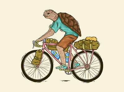 Turtle Journey illustration