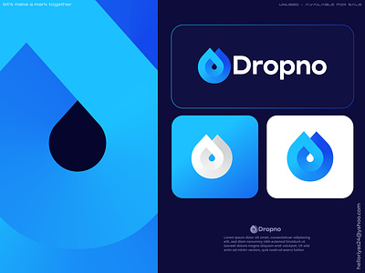 Drop Modern logo design brand design branding colorful creative logo crypto logo drop logo ecommerce gradient logo design logo designer logodesign logos m letter drop logo mark minimal modern logo rain logo startup logo water web3 logo