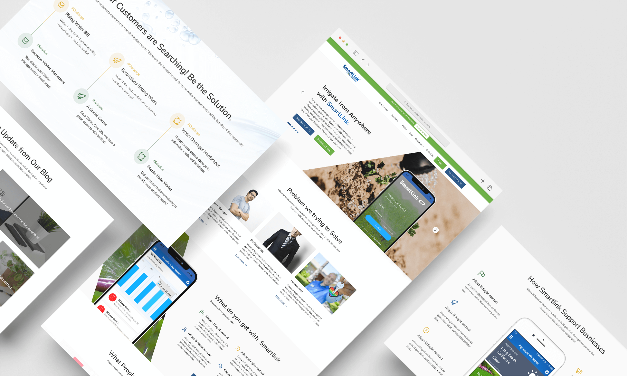 Smartlink - Website Design design hubspot icons saas ui uiux website design