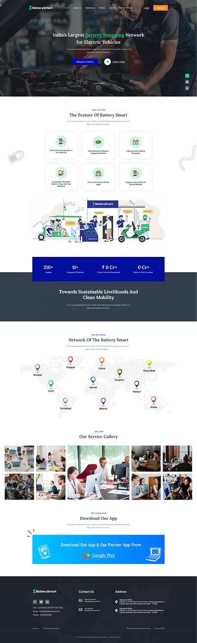 Battery Website UI/UX Design battery battery website branding figma landing page typography uiux uui ux website