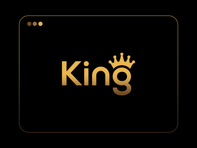king logo design best logos branding golden logo gradient graphic design identity king king logos log maker logo designer logos mane modern logo mukut symbol vector wordmark logo