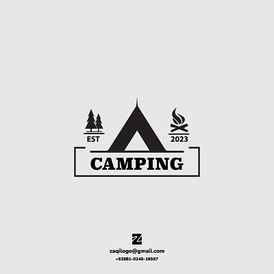 Camping Logo Vintages camping camping logo vintages design logo logos logotype simple vintages
