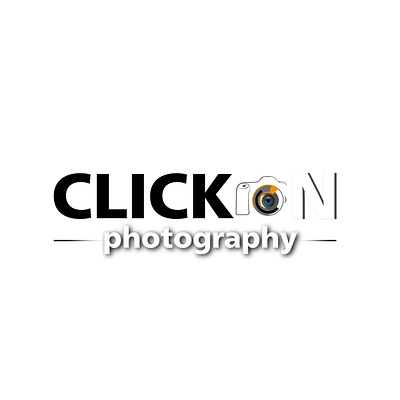 ClickOn Photography logo branding design graphic design illustration logo ui ux vector