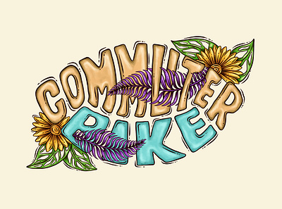 Commuter Bike branding design graphic design icon illustration logo typography vector