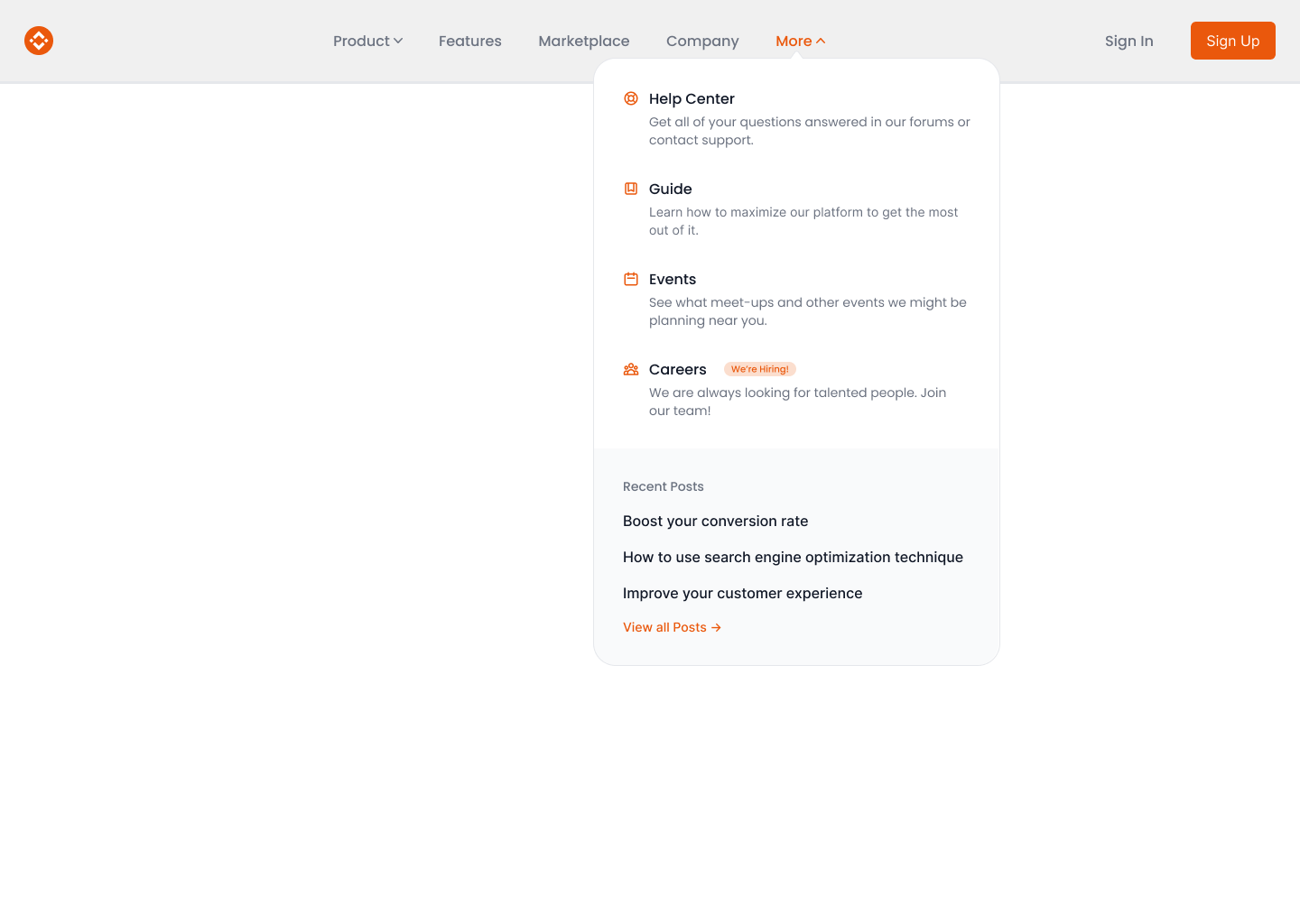 Flyout Menu UI Design by Tushar Kanjariya on Dribbble