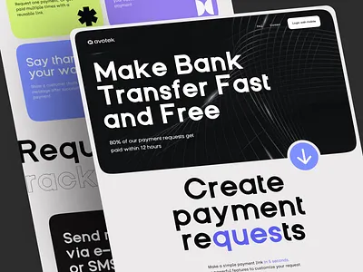 Avotek - Banking Website appuidesign banking bankingwebsitedesign design finance financialwebdesign landing page design landingpage minimal modern design startup ui uiuxdesign webapp webdesign