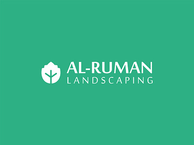 Al-Ruman Landscaping | Branding abstract animation app brand branding design flat graphic design icon illustration illustrator logo logo design marketing minimal typography ui vector web website