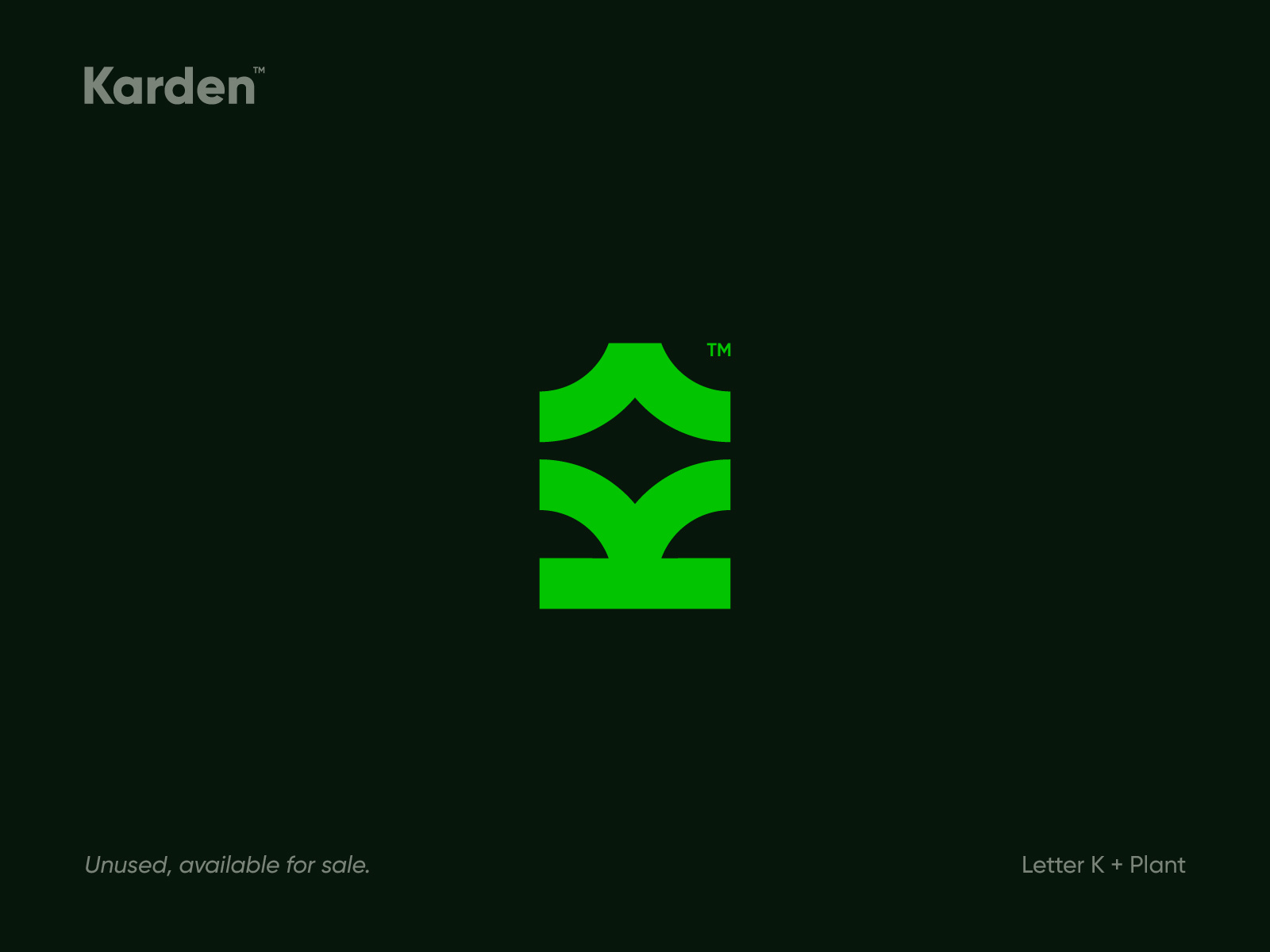 K Letter Plant Gardening Nature Logo branding clean logo flat logo garden logo gardening logo k letter mark k logo letter k logo logo creator logo design logo designer logo for sale logo maker minimal logo minimalist logo nature logo plant logo tree logo unused logo