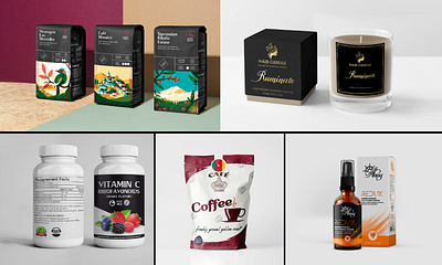 label and packaging box design candle lable cbd lable coffee label label packaging design product label supplement label