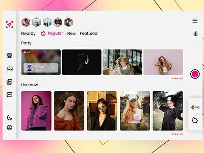 Global Stream Odyssey - Streaming App UI figma ui ux