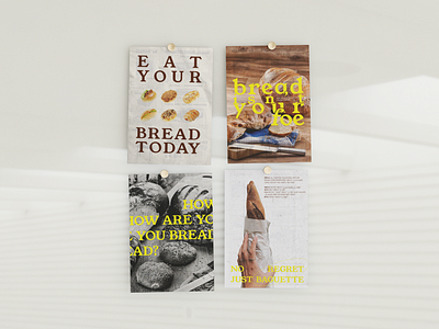 Bread Posters; Bread isn't your foe design graphic art graphic design illustration poster design typography