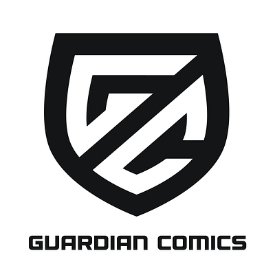 Guardian Comics Logo illustrator logo minimalist vector