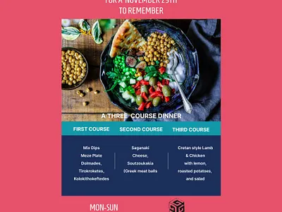 Greek restaurant menu courses for summer 2024 ads app branding design graphic design illustration logo typography ui ux vector