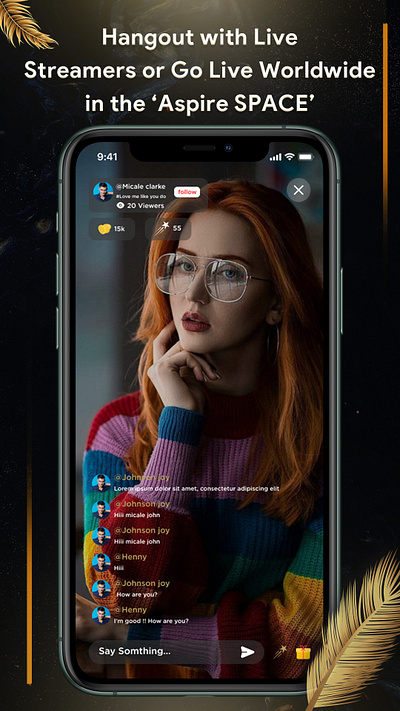 Multiuser Live Streaming graphic design