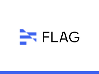Flag blue brand brand identity branding design f logo flag graphic design icon identity logo logo design modern logo vector