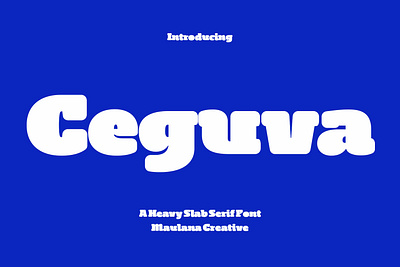 Ceguva Heavy Slab Serif Font animation branding font fonts graphic design logo nostalgic typeset