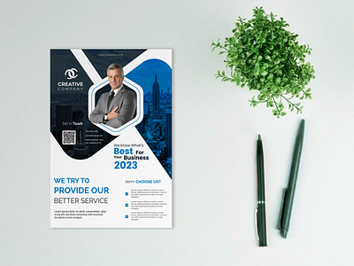 Corporate Business Flyer Design 2023 advertisement branding design flyer flyer design graphic graphic design logo marketing mockups poster advertisement poster design poster templates ui