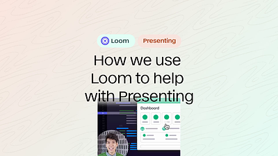 Using Loom for Presentations app design agency loom moodboard presentation ui ui style ux ux research web