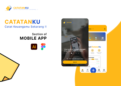 Mobile APP (CATATANKU) mobile mobile app ui ux