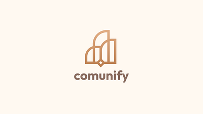 Logo designs / Comunify real state branding design graphic design logo typography vector