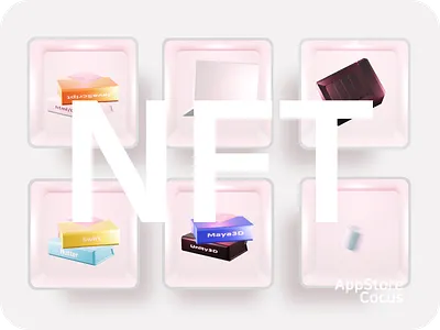 Cocus NFT 3d app blender nft time