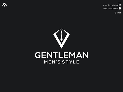 GENTLEMAN MEN'S STYLE app branding design gentelman logo icon illustration letter logo minimal ui vector