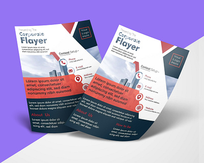 Corporate Flayer Design branding business corporate flayer design design flyer graphic design illustration vector