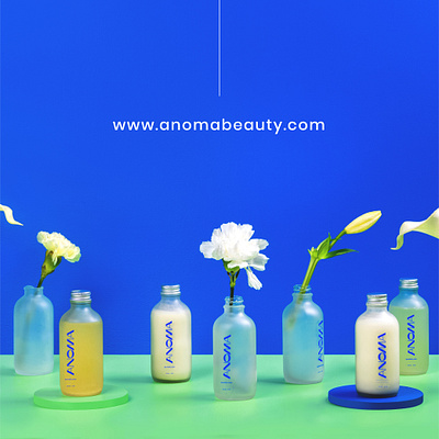 Identity Design for Anoma Beauty anoma beauty brand beauty branding brand design branding clean design graphic design logo packaging typography