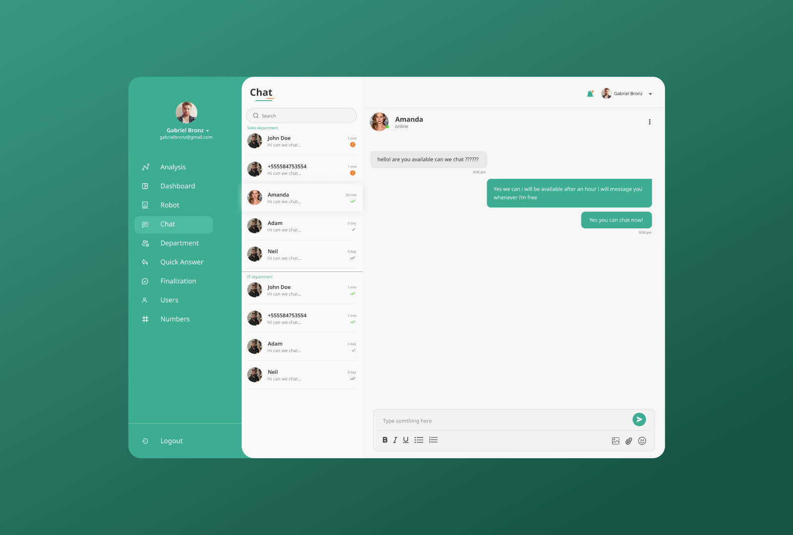 Cient Help Desk Software by Yousaf Imran on Dribbble
