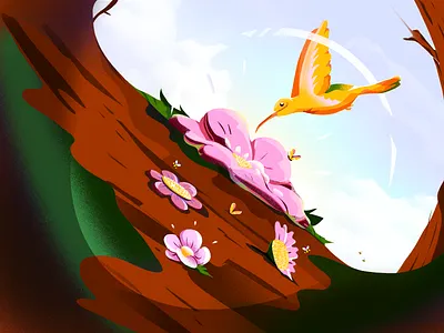 Illustration for the ecological project art clean colors design illustration illustrator visual