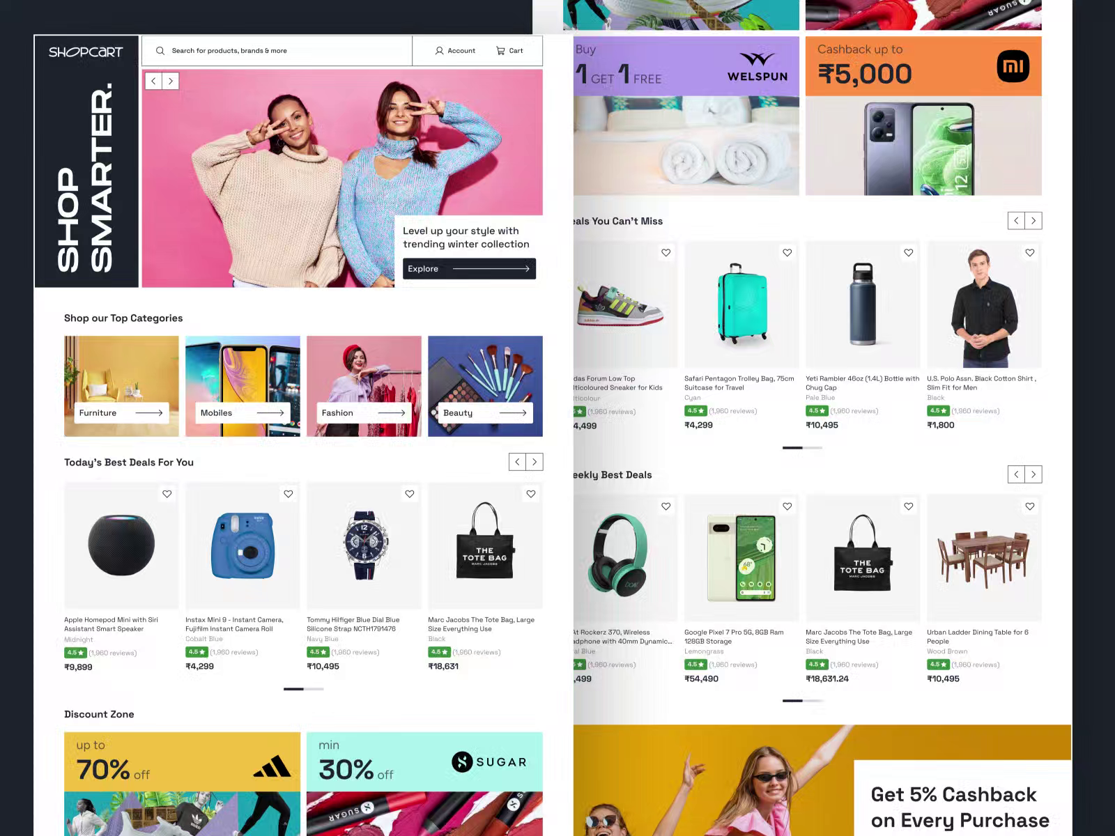 Build 1 0 Day 19 E Commerce Landing Page By Rajdeep Ghosh On Dribbble Build 1 0 Day 19 E Commerce Landing Page By Rajdeep Ghosh On Dribbble