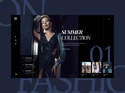 SO Fashion Store ecommerce fashion fashion store minimal web design webdesign website concept website design