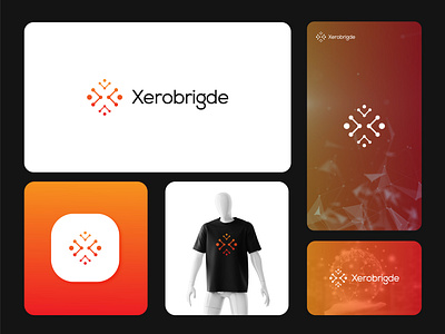 Xerobrigde brand identity branding design graphic design logo logobranding logodesign vector