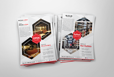 Double-Sided Flyer Design for our company branding creativeagency designinspiration flyer design graphic design marketingmaterials visualidentity