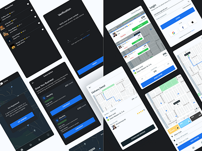 Switch Drivers (mobile app) asthetic blue design theme branding case study clean clean design home screen mobile light theme login mobile app design mobile design problem solver product design sark theme ui uiux ux