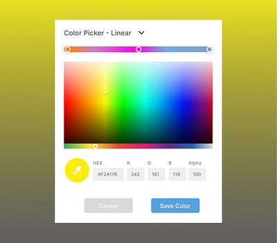 Daily UI #60 - Color Picker dailyui design designers dribble dribblers hireme ui uiux ux