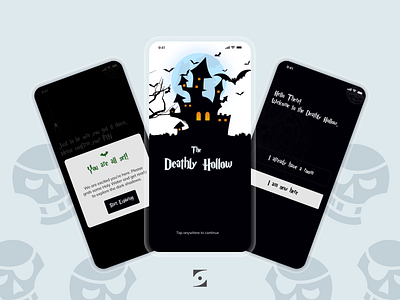 Deathly Hollow design figma illustration mobile ui uiux